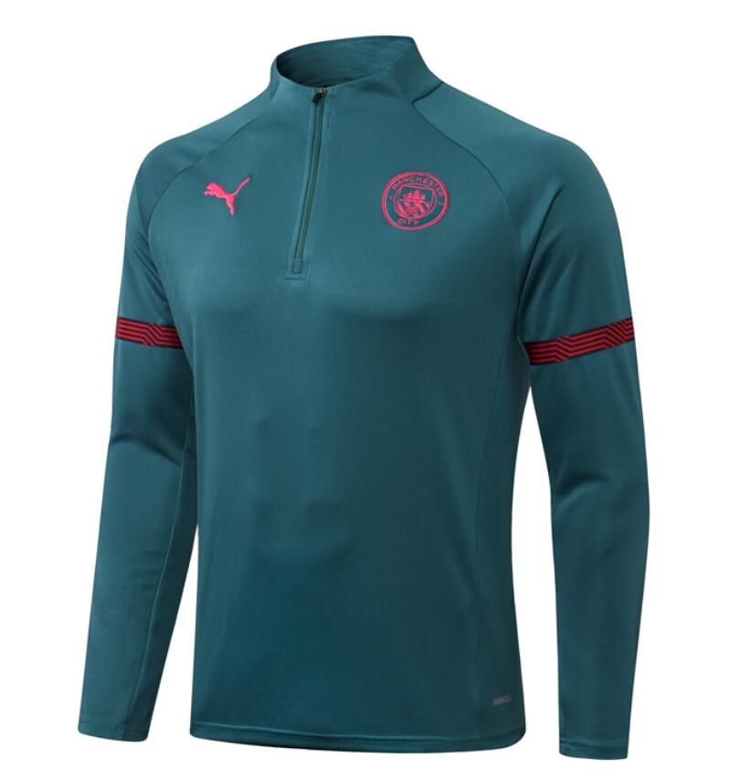 2021/22 Manchester City Green Training Sweatshirt